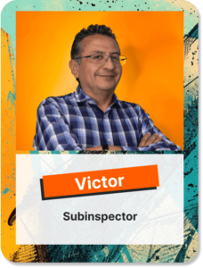 Victor Naranjo Subinspector Kruger School